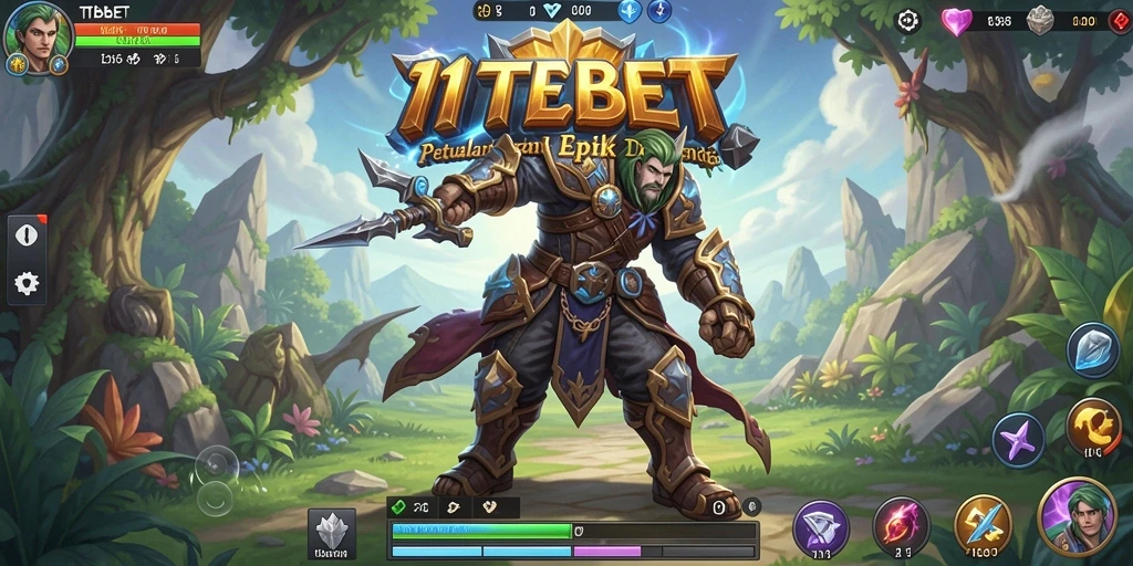 Tangkapan layar dari gameplay RPG yang seru dalam 11TBET.