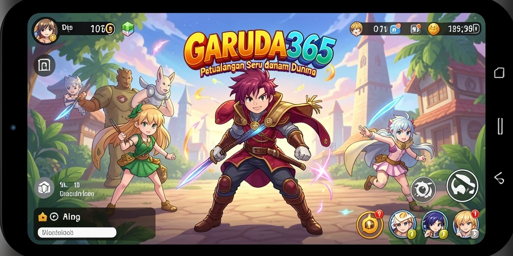 Tampilan menarik dari gameplay Anime GARUDA365 yang menampilkan pertempuran seru.