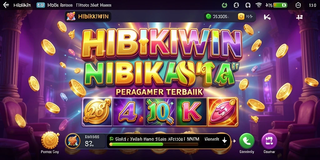 Tampilan gameplay HIBIKIWIN yang menarik dengan fitur slot yang menghibur.