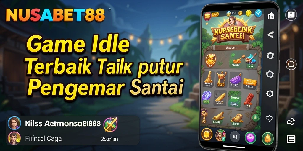 Tampilan gameplay NUSABET88 yang menampilkan kemajuan otomatis.