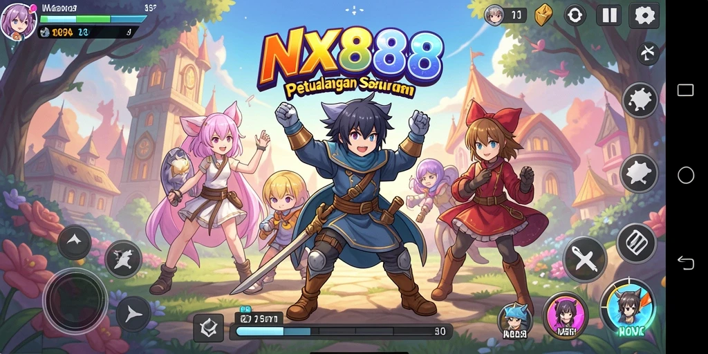Tampilkan aksi seru dan karakter menarik dari NX888.