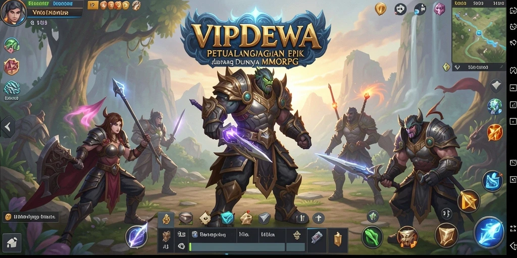Tampilan gameplay VIPDEWA yang menakjubkan dalam pertempuran epik.